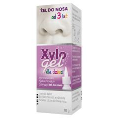 Xylogel dla dzieci (Xylogel 0,05%), żel do nosa, 10 g (butelka z dozownikiem)