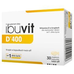 Ibuvit D, kapsułki miękkie twist-off dla niemowląt, 30 szt.