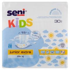 Seni Kids, pieluchomajtki, Junior Extra (15+ kg), 30 szt.