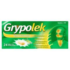 Grypolek, tabletki powlekane, 24 szt.