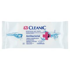 Cleanic Antibacterial, chusteczki odświeżające, 15 szt.