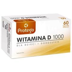 Protego Witamina D 1000, kapsułki elastyczne, 60 szt.
