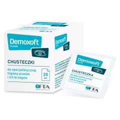 Demoxoft Clean, chusteczki do specjalistycznej higieny powiek, 20 szt.