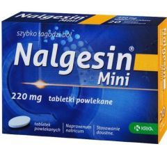 Nalgesin Mini, 220 mg, tabletki powlekane, 10 sztuk