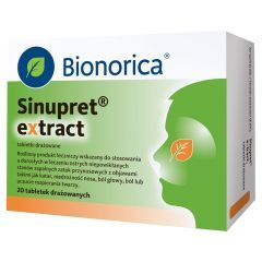 Sinupret extract, 160 mg, tabletki drażowane, 20 szt.