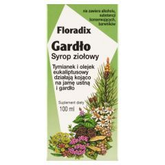 Floradix Gardło, syrop ziołowy, 100 ml