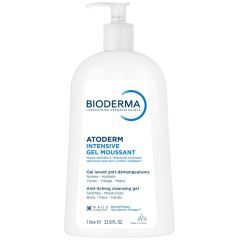Bioderma Atoderm Intensive, żel oczyszczający i natłuszczający, 1 l