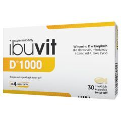 Ibuvit D 1000, kapsułki twist-off, 30 szt.