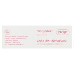 Ziaja MintPerfekt Sensitiv, pasta do zębów, przeciwpróchnicza, 75 ml