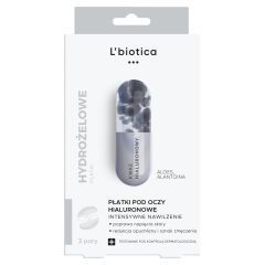 L'Biotica Płatki hialuronowe pod oczy, nawilżające, 3x2szt.