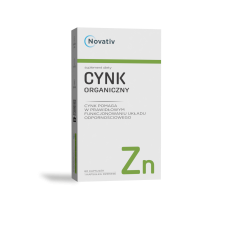 Novativ Cynk Organiczny, kapsułki, 60 sztuk