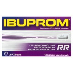 Ibuprom RR Max, 400 mg, tabletki powlekane, 12 szt.
