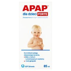 Apap dla dzieci forte, 40 mg/ml, zawiesina doustna, 85 ml