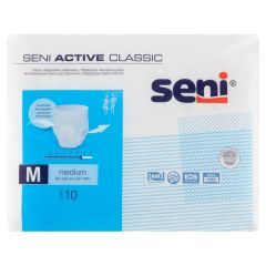 Seni Active Classic, majtki chłonne, medium, 10 szt.