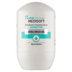 Anida Medisoft Sensitive, dezodorant mineralny, roll-on, 50 ml