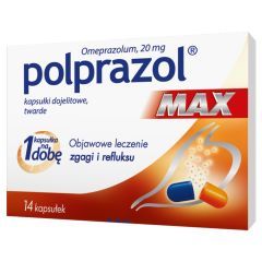 Polprazol Max, 20 mg, kapsułki dojelitowe, twarde, 14 szt.