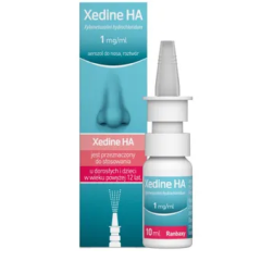 Xedine HA, 1 mg/ml, aerozol do nosa, 10 ml