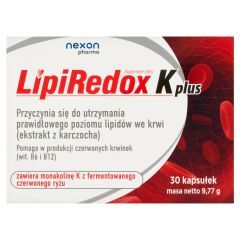 Nexon Pharma LipiRedox K plus, kapsułki, 30 szt.