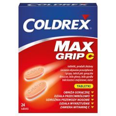 Coldrex MaxGrip C, tabl., 24 szt,bl(2x12)
