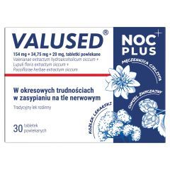 Valused Noc Plus, tabletki powlekane, 30 szt.
