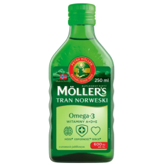 Mollers Tran Norweski, aromat jabłkowy, 250 ml