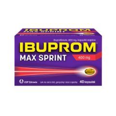 Ibuprom Max Sprint, 400 mg, kapsułki miękkie, 40 szt.