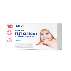 HELTISO, płytkowy test ciążowy do użytku domowego, 1 szt.
