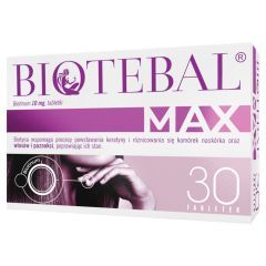BIOTEBAL MAX, 10 mg, tabletki, 30 sztuk