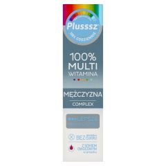 Plusssz 100% Multiwitamina Mężczyzna Complex, tabletki musące, 20 szt.
