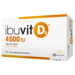 Ibuvit D3 4000 IU, 4000 IU, kapsułki miękkie, 30 szt.