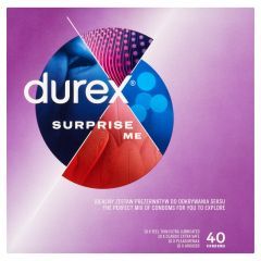Durex Surprise Me, prezerwatywy, 40 szt.