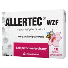 ALLERTEC WZF, 10 mg, tabletki powlekane, 10 sztuk