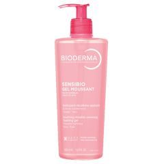 Bioderma Sensibio Gel, łagodzący żel micelarny do oczyszczania twarzy, 500 ml