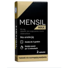 Mensil Max, 50 mg, tabletki do rozgryzania i żucia, 2 szt.