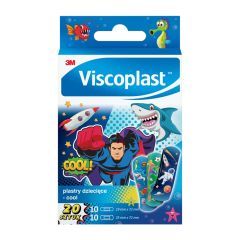 Viscoplast, Cool, dekorowane plastry dla dzieci, 20 szt.