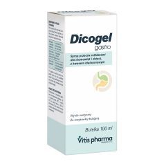 Dicogel Gastro, syrop przeciw refluksowi dla dzieci i niemowląt, 100 ml