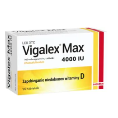 Vigalex Max, 4000 IU, tabletki, 90 szt.