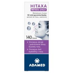 Hitaxa Metmin-Spray, 50 mcg/dawkę, aerozol do nosa, 140 dawek