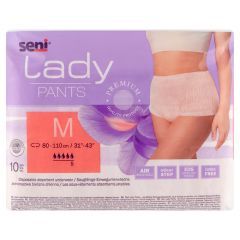 Seni Lady Pants, majtki chłonne, rozmiar M, 10 szt.