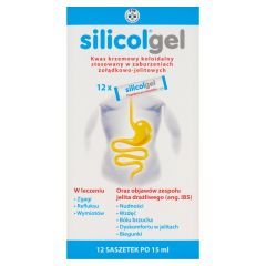 Silicolgel, żel doustny w saszetkach, 15 ml x 12 szt.