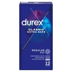 Durex Extra Safe, prezerwatywy powlekane środkiem nawilżającym, 12 szt.