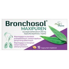 Bronchosol Maxipuren, 200 mg, kaps.dojelit.miekkie, 30 szt