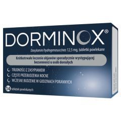 Dorminox, 12,5 mg, tabl.powl., 14 szt