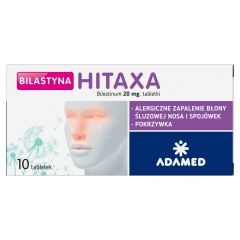 Bilastyna Hitaxa, 20 mg, tabletki, 10 sztuk