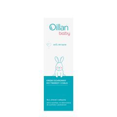 Oillan Baby,  Krem ochronny do twarzy i ciała, 75 ml