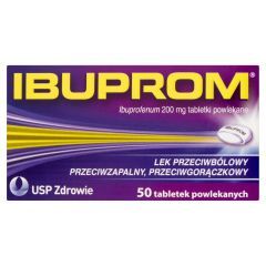 Ibuprom, 200 mg, tabletki powlekane, 50 szt.
