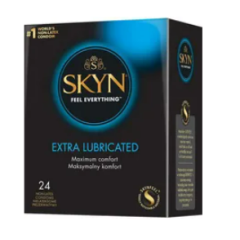 Skyn Extra Lubricated, nielateksowe prezerwatywy, 24 szt.