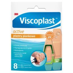 Viscoplast Active, plastry piankowe,  8 szt
