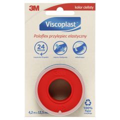 Viscoplast Poloflex, przylepiec elastyczny, 4,2 m x 12,5 mm, 1 szt.