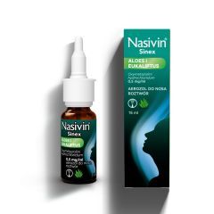 Nasivin Sinex Aloes i Eukaliptus,0,5mg/ml,aer.do nosa, 15 ml